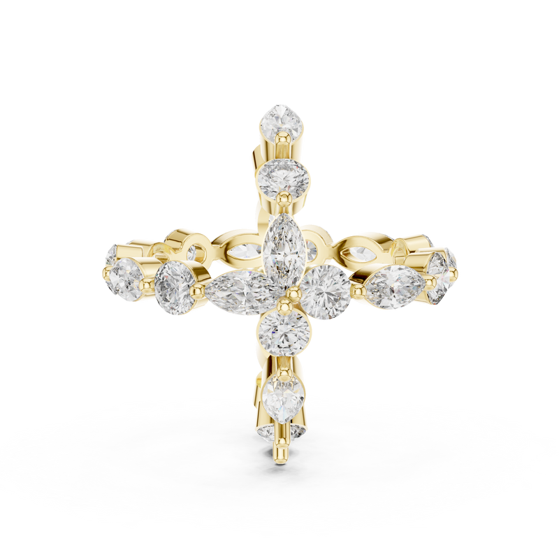 Ladies Ring DDLR-242@7 - Yellow Gold - Image