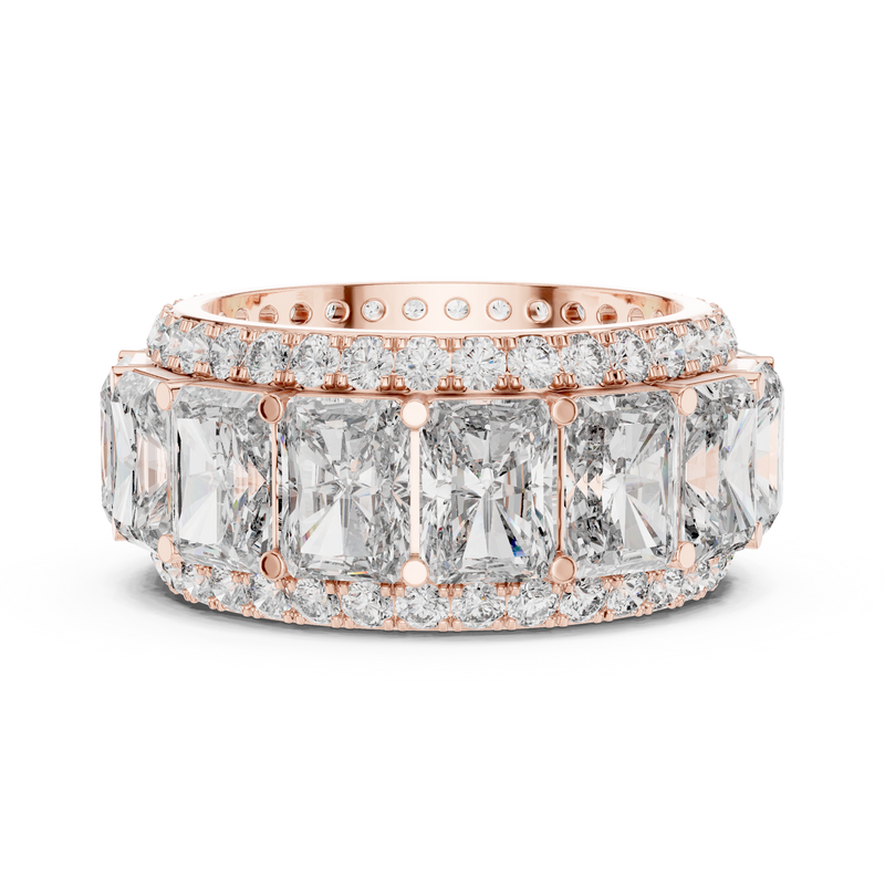 Ladies Ring DDLR-243@7 - Rose Gold - Image