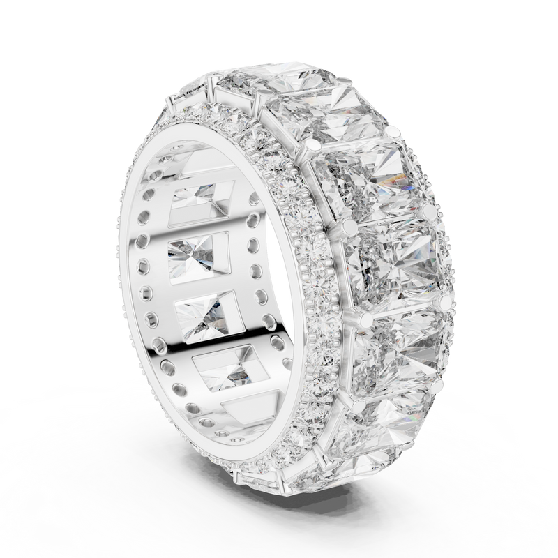 Ladies Ring DDLR-243@7 - White Gold - Image