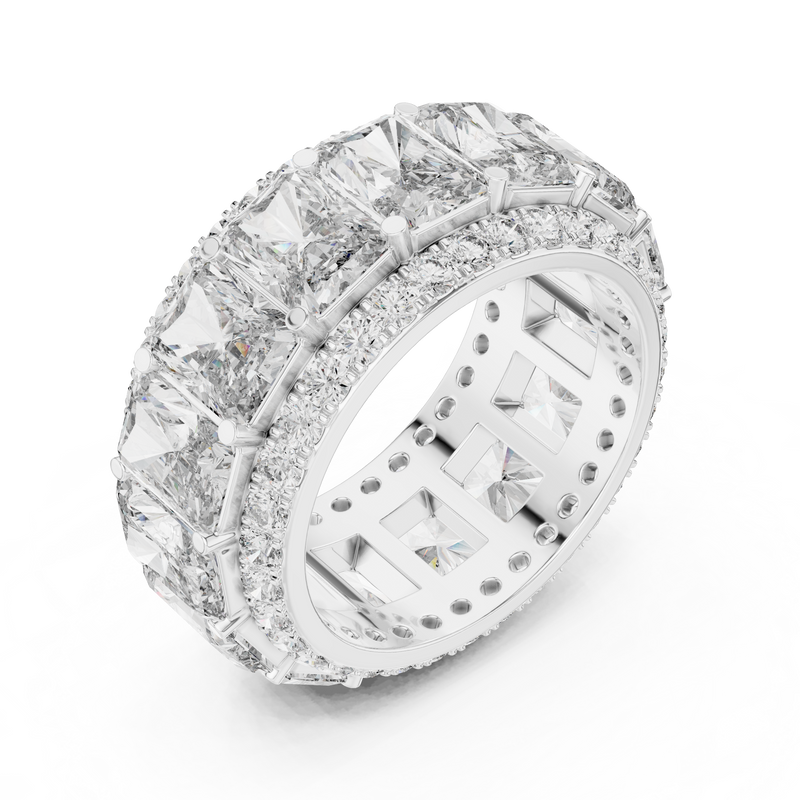 Ladies Ring DDLR-243@7 - White Gold - Image