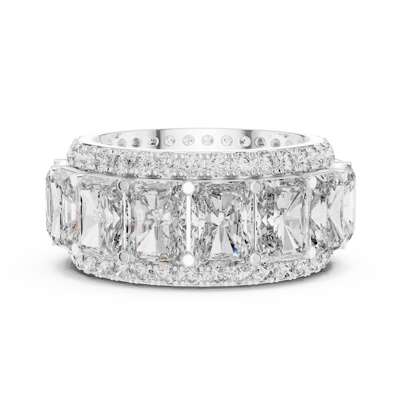 Ladies Ring DDLR-243@7 - White Gold - Image
