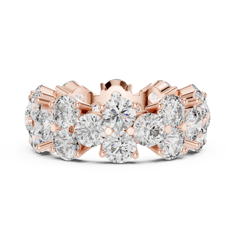 Ladies Ring DDLR-244@7 - Rose Gold - Image