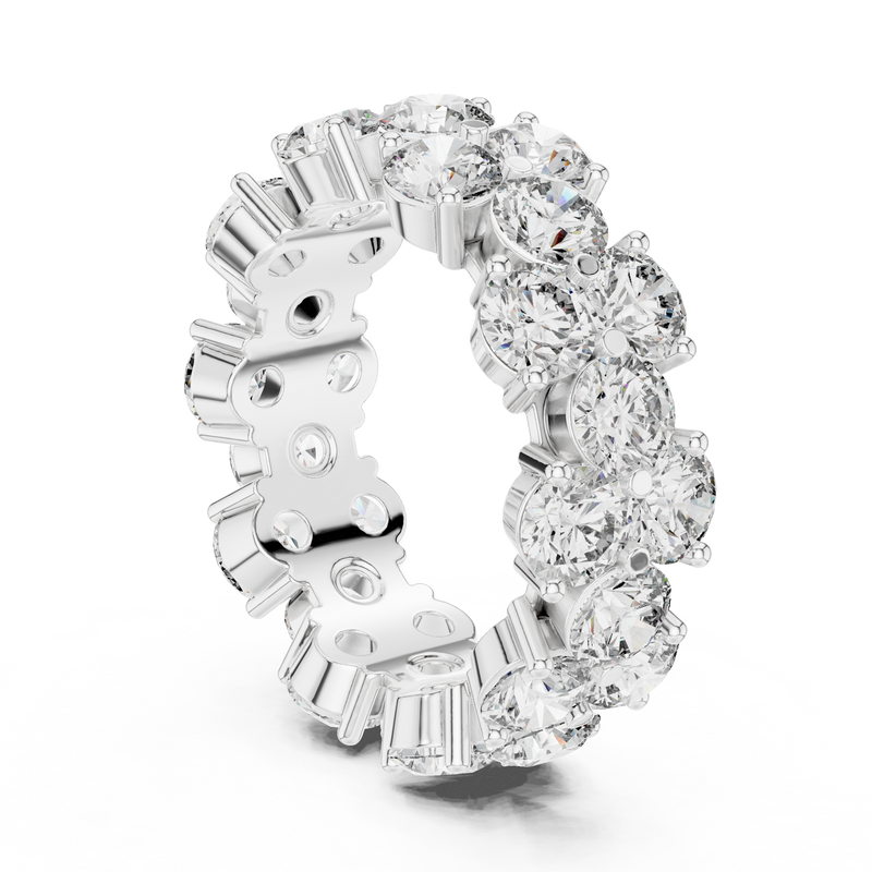 Ladies Ring DDLR-244@7 - White Gold - Image