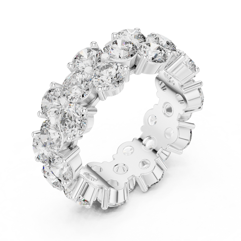 Ladies Ring DDLR-244@7 - White Gold - Image