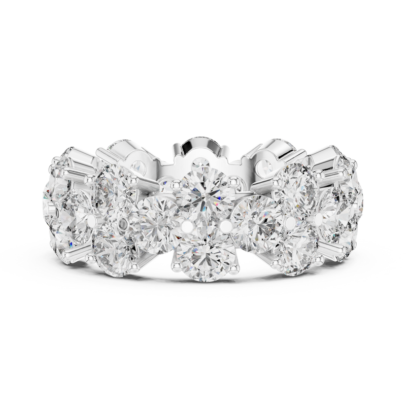 Ladies Ring DDLR-244@7 - White Gold - Image