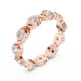 Ladies Ring DDLR-245@7 - Rose Gold - Image