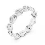 Ladies Ring DDLR-245@7 - White Gold - Image