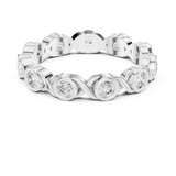 Ladies Ring DDLR-245@7 - White Gold - Image