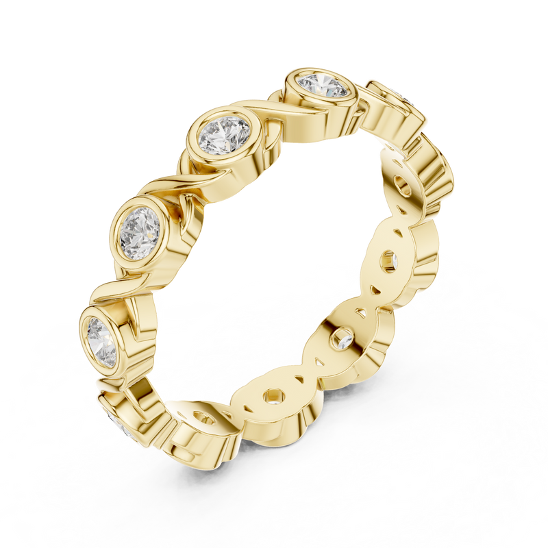 Ladies Ring DDLR-245@7 - Yellow Gold - Image
