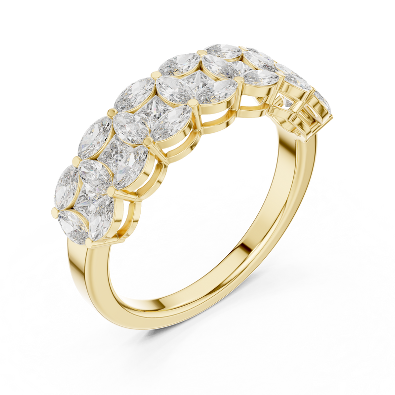 Ladies Ring DDLR-246@7 - Yellow Gold - Image