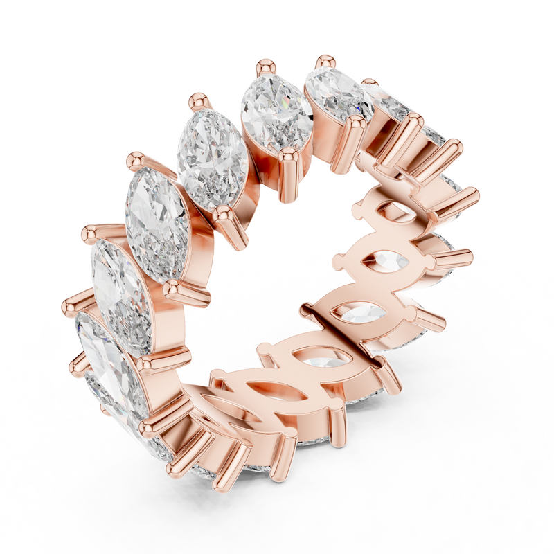 Ladies Ring DDLR-247@7 - Rose Gold - Image