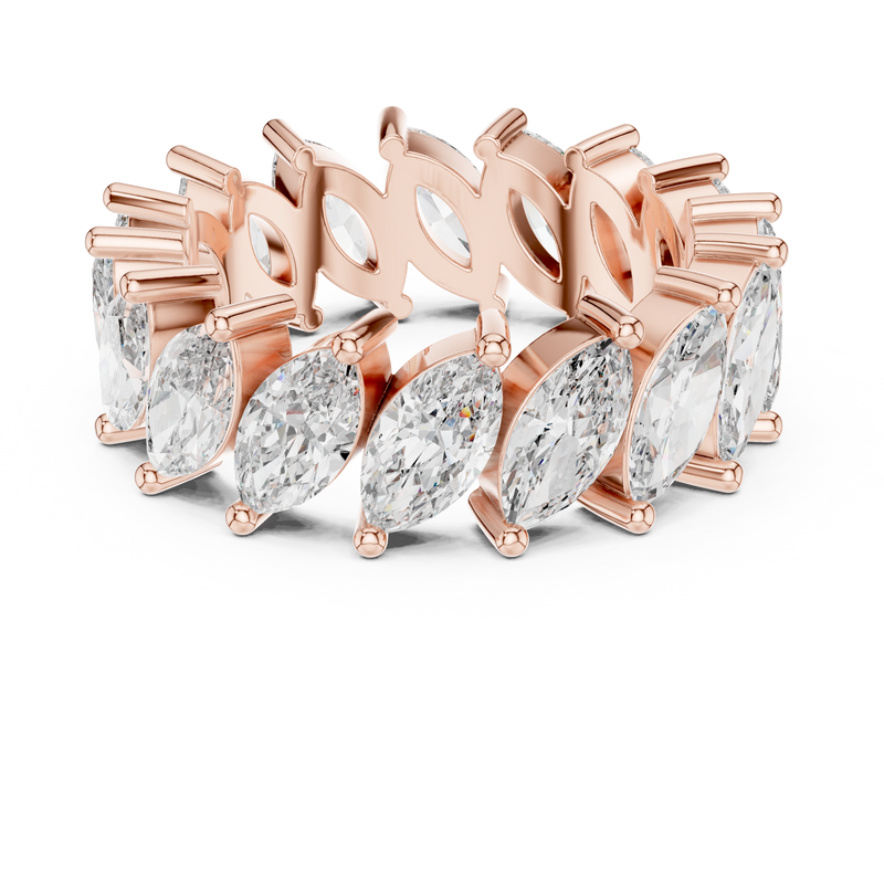 Ladies Ring DDLR-247@7 - Rose Gold - Image