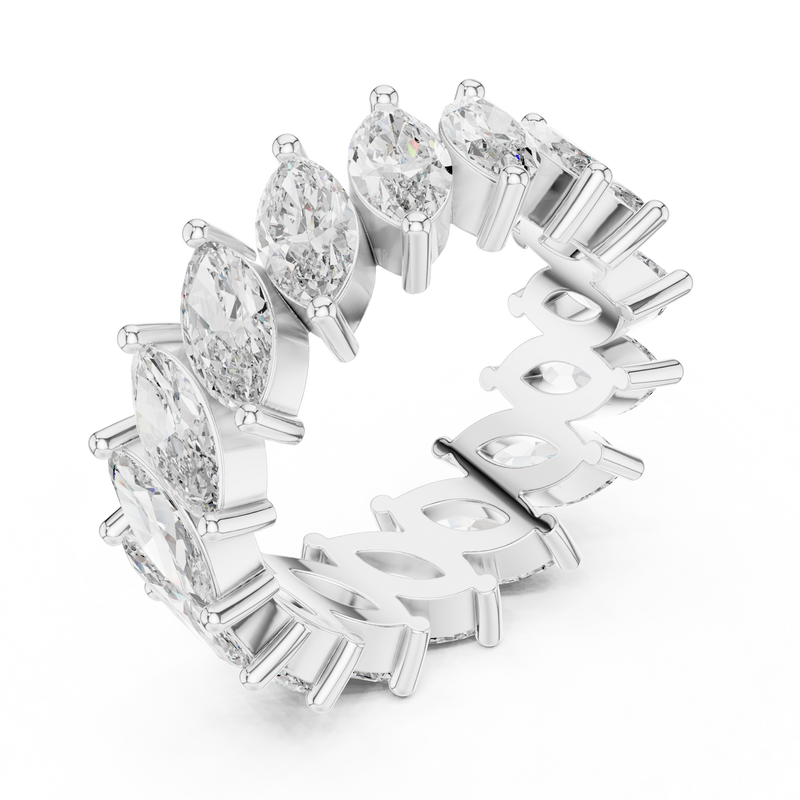 Ladies Ring DDLR-247@7 - White Gold - Image
