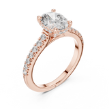Ladies Ring DDLR-249@7 - Rose Gold - Image
