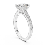 Ladies Ring DDLR-249@7 - White Gold - Image