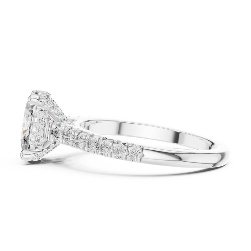Ladies Ring DDLR-249@7 - White Gold - Image