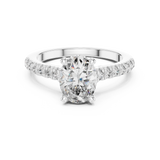 Ladies Ring DDLR-249@7 - White Gold - Image