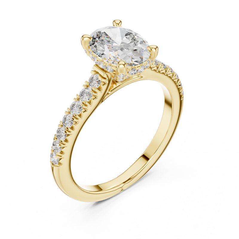 Ladies Ring DDLR-249@7 - Yellow Gold - Image
