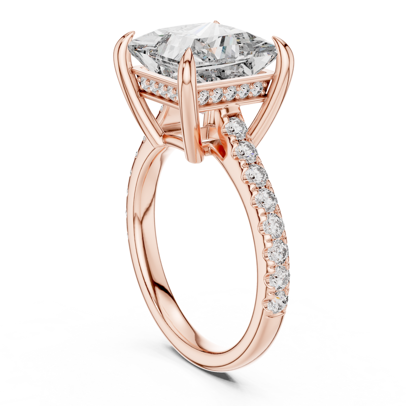 Ladies Ring DDLR-250@7 - Rose Gold - Image
