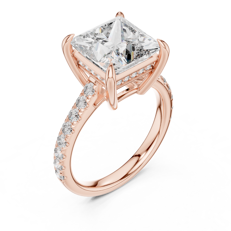Ladies Ring DDLR-250@7 - Rose Gold - Image