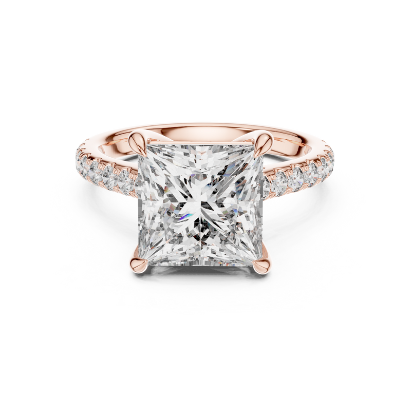 Ladies Ring DDLR-250@7 - Rose Gold - Image