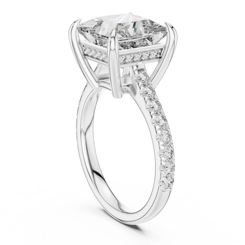Ladies Ring DDLR-250@7 - White Gold - Image