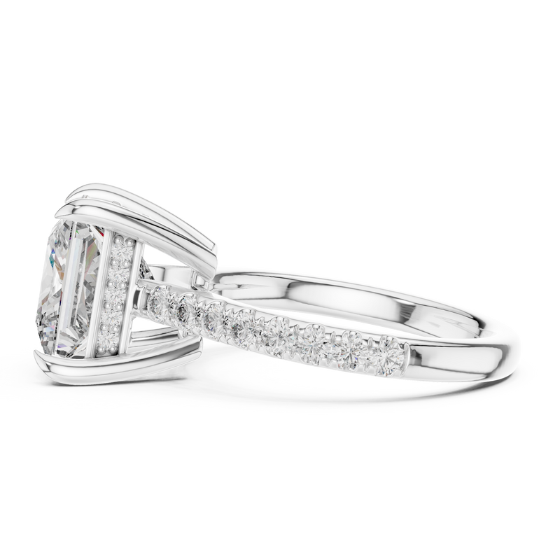 Ladies Ring DDLR-250@7 - White Gold - Image