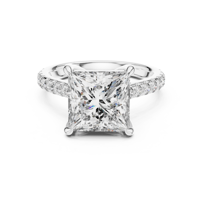 Ladies Ring DDLR-250@7 - White Gold - Image