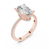 Ladies Ring DDLR-251@7 - Rose Gold - Image