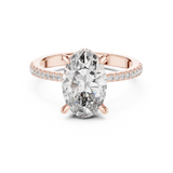Ladies Ring DDLR-251@7 - Rose Gold - Image