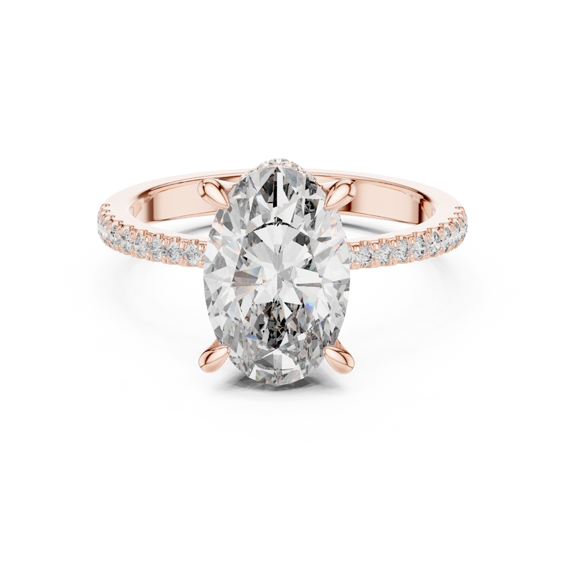 Ladies Ring DDLR-251@7 - Rose Gold - Image