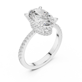 Ladies Ring DDLR-251@7 - White Gold - Image
