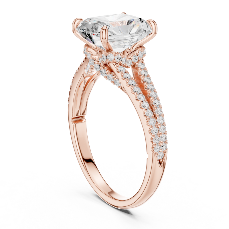 Ladies Ring DDLR-252@7 - Rose Gold - Image