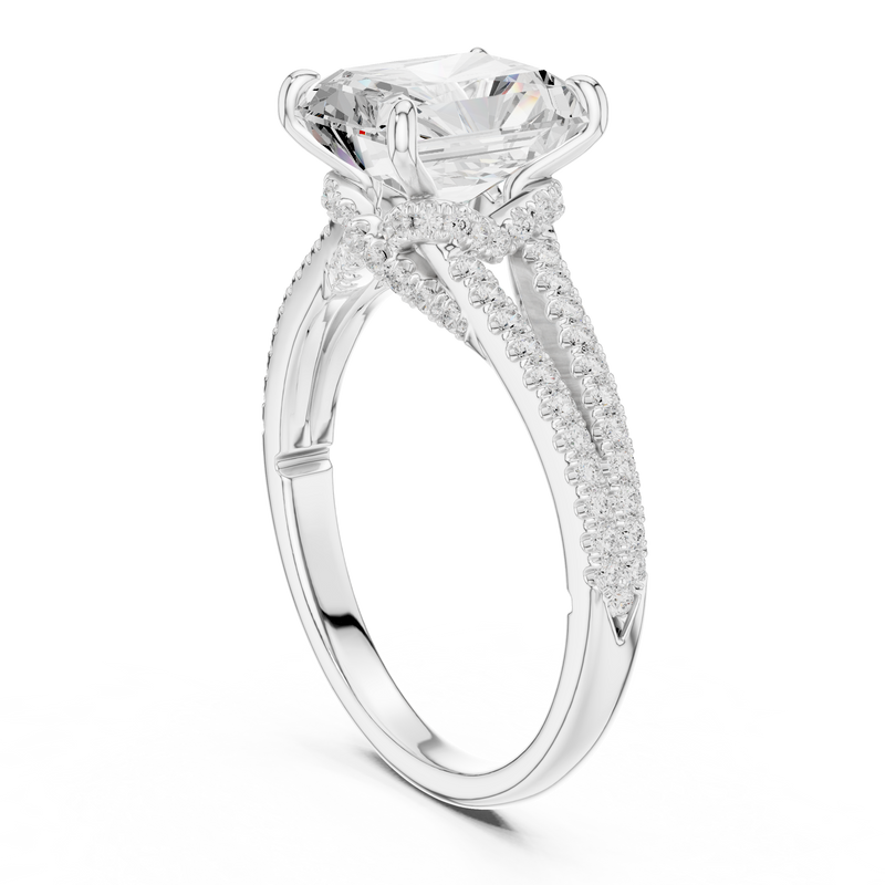Ladies Ring DDLR-252@7 - White Gold - Image