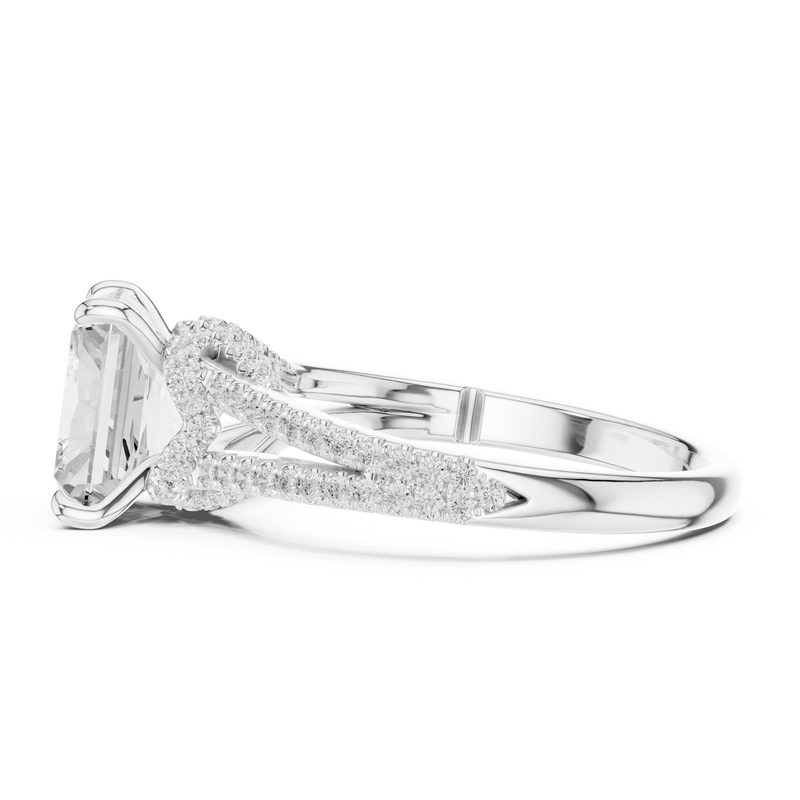 Ladies Ring DDLR-252@7 - White Gold - Image