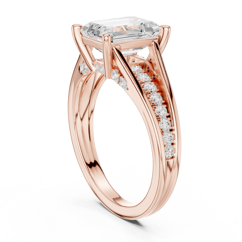 Ladies Ring DDLR-253@7 - Rose Gold - Image