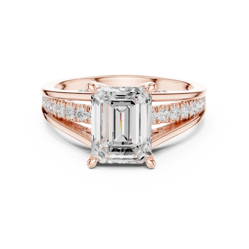 Ladies Ring DDLR-253@7 - Rose Gold - Image
