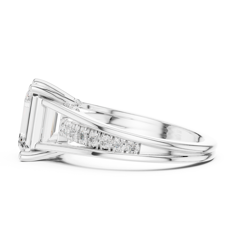 Ladies Ring DDLR-253@7 - White Gold - Image