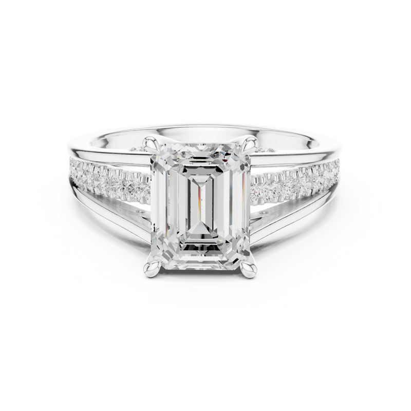 Ladies Ring DDLR-253@7 - White Gold - Image