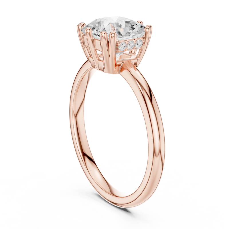 Ladies Ring DDLR-254@7 - Rose Gold - Image