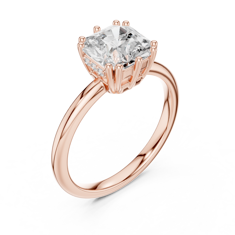 Ladies Ring DDLR-254@7 - Rose Gold - Image