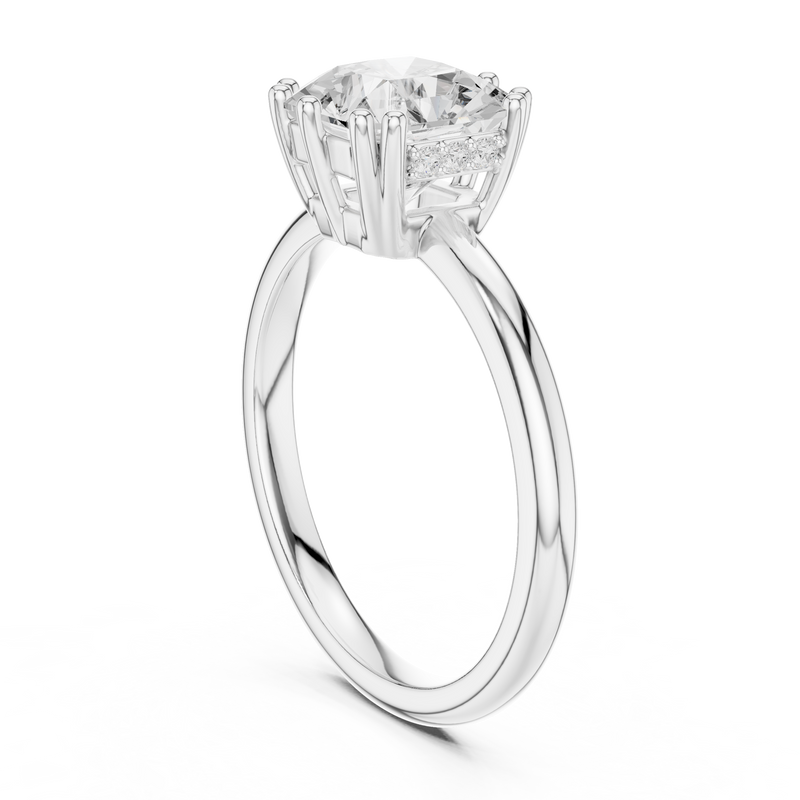 Ladies Ring DDLR-254@7 - White Gold - Image