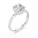 Ladies Ring DDLR-254@7 - White Gold - Image