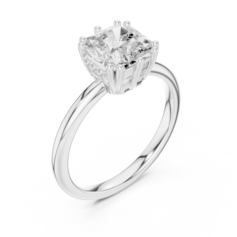 Ladies Ring DDLR-254@7 - White Gold - Image