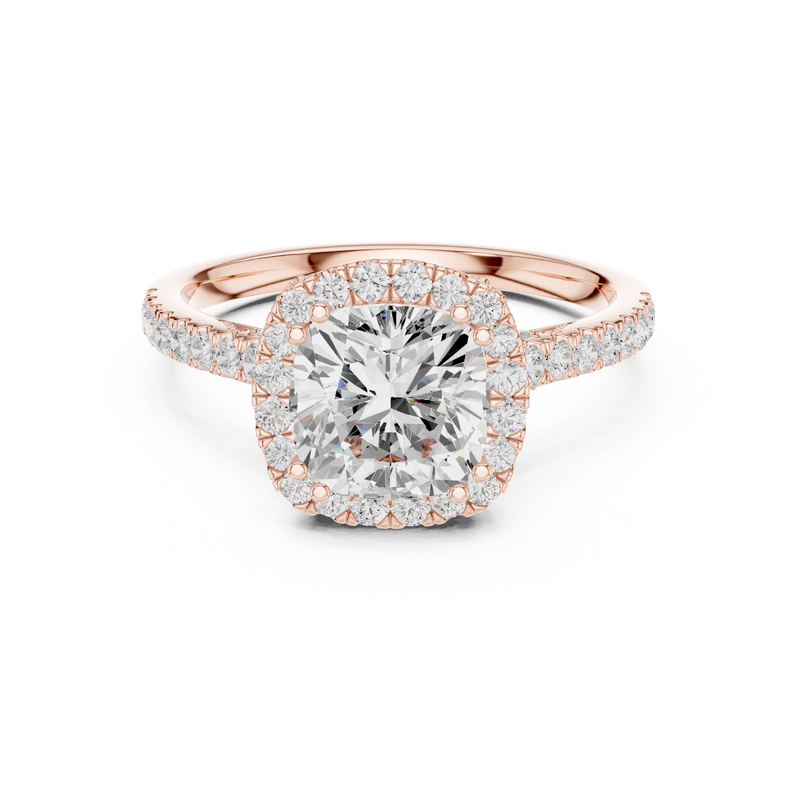Ladies Ring DDLR-255@7 - Rose Gold - Image