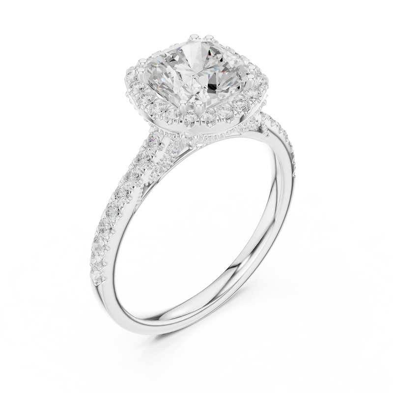 Ladies Ring DDLR-255@7 - White Gold - Image