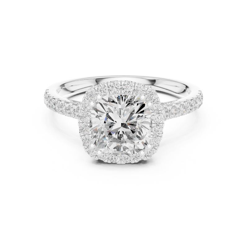 Ladies Ring DDLR-255@7 - White Gold - Image