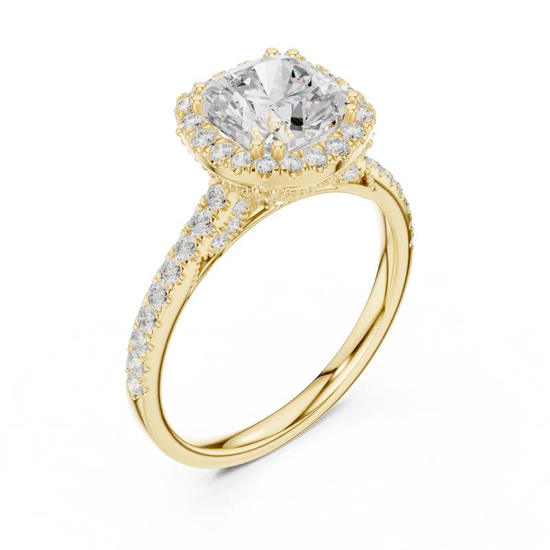 Ladies Ring DDLR-255@7 - Yellow Gold - Image