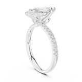 Ladies Ring DDLR-256@7 - White Gold - Image