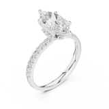 Ladies Ring DDLR-256@7 - White Gold - Image